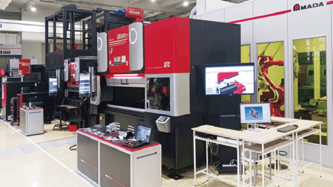 プレスブレーキ展示