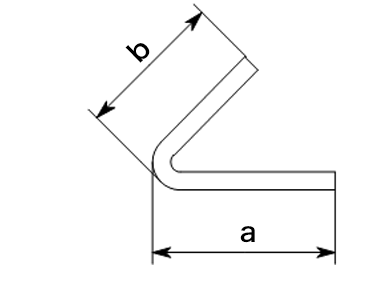 鋭角曲げ