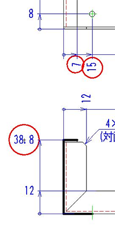 練習問題4 注7. の展開長計算