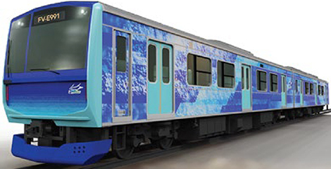 アルミ構体に塗装を施した相模鉄道の相鉄20000系電車（日立製作所製）