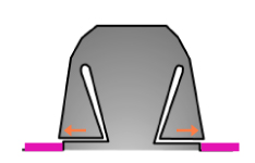 ロック機能付きほぞ溝の仕組み