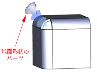 別パーツの貼り合わせ