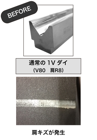 通常の1Vダイ