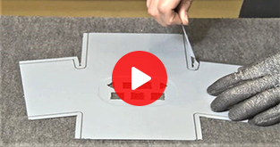レーザフィルムカット加工の動画
